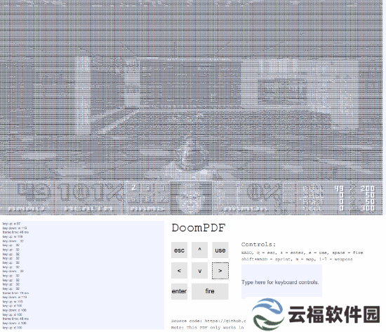 摸鱼利器！大神把《毁灭战士》做进PDF文件里